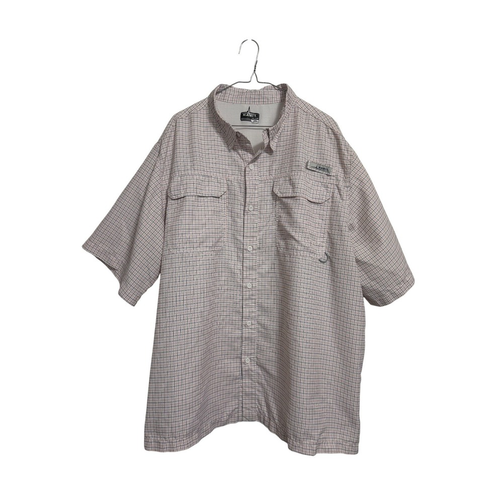 Columbia Men's Short Sleeve Button-Down Shirt - Light Plaid